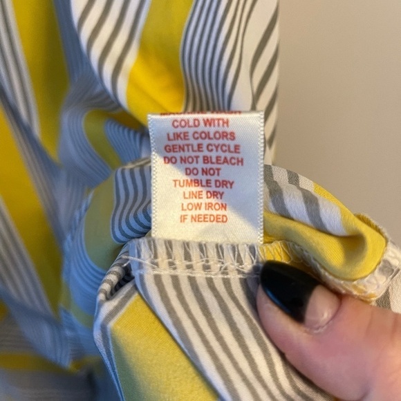 High low vertical striped tank - Picture 4 of 4